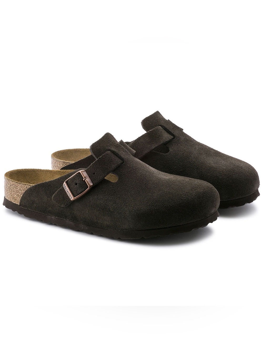 Birkenstock Boston Suede Clogs | Dark Brown | Women’s 9–9.5
